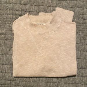 Madewell cream lightweight sweatshirt size small